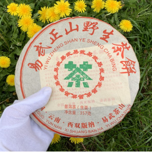 Шен пуэр Дикий чай из Иу Чжень Шань 2012 года 357 г